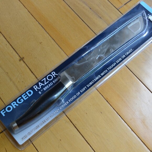 J.A HENCKELS Forged Razor 8-inch Bread Knife - Picture 1 of 14